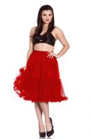 Hell Bunny Plus Size Gothic Red Polly Petticoat