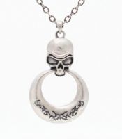 Skull with Ring Necklace