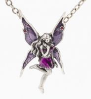 Purple Jewel Fairy Necklace Purple Jewel Fairy Necklace