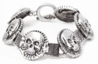 Skull Coin Bracelet