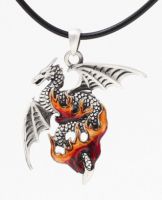 Flame Dragon Necklace Flame Dragon Necklace