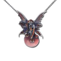 Scarlet Bubble Rider Fairy Necklace by Amy Brown Scarlet Bubble Rider Fairy Necklace by Amy Brown