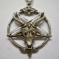 Goat Head Inverted Pentacle Necklace Goat Head Inverted Pentacle Necklace
