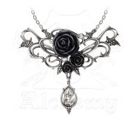 Alchemy Gothic Bacchanal Rose Pendant Necklace