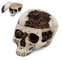 Mechanized Steampunk Skull Box