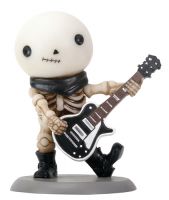 Rockstar Lucky on Guitar Skellies Figurine