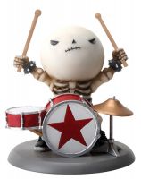 Rockstar Lucky on Drums Skellies Figurine