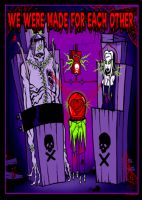 We Were Made for Eachother Toxic Toons Spooky Greeting Card We Were Made for Eachother Toxic Toons Spooky Greeting Card