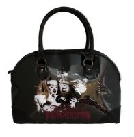 Rock Rebel Black Vegan Vinyl Bride Of Frankenstein Purse Handbag