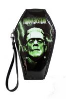 Universal Monsters Green & Black Frankenstein PVC Vinyl Coffin Wallet Universal Monsters Green & Black Frankenstein PVC Vinyl Coffin Wallet