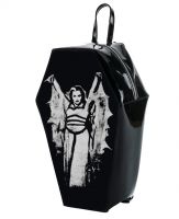 Universal Monsters Gothic Lily Munster PVC Coffin Backpack by Rock Rebel Universal Monsters Gothic Lily Munster PVC Coffin Backpack by Rock Rebel