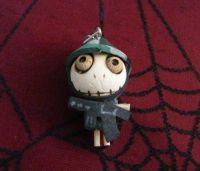 Army Man Voodoo Keychain